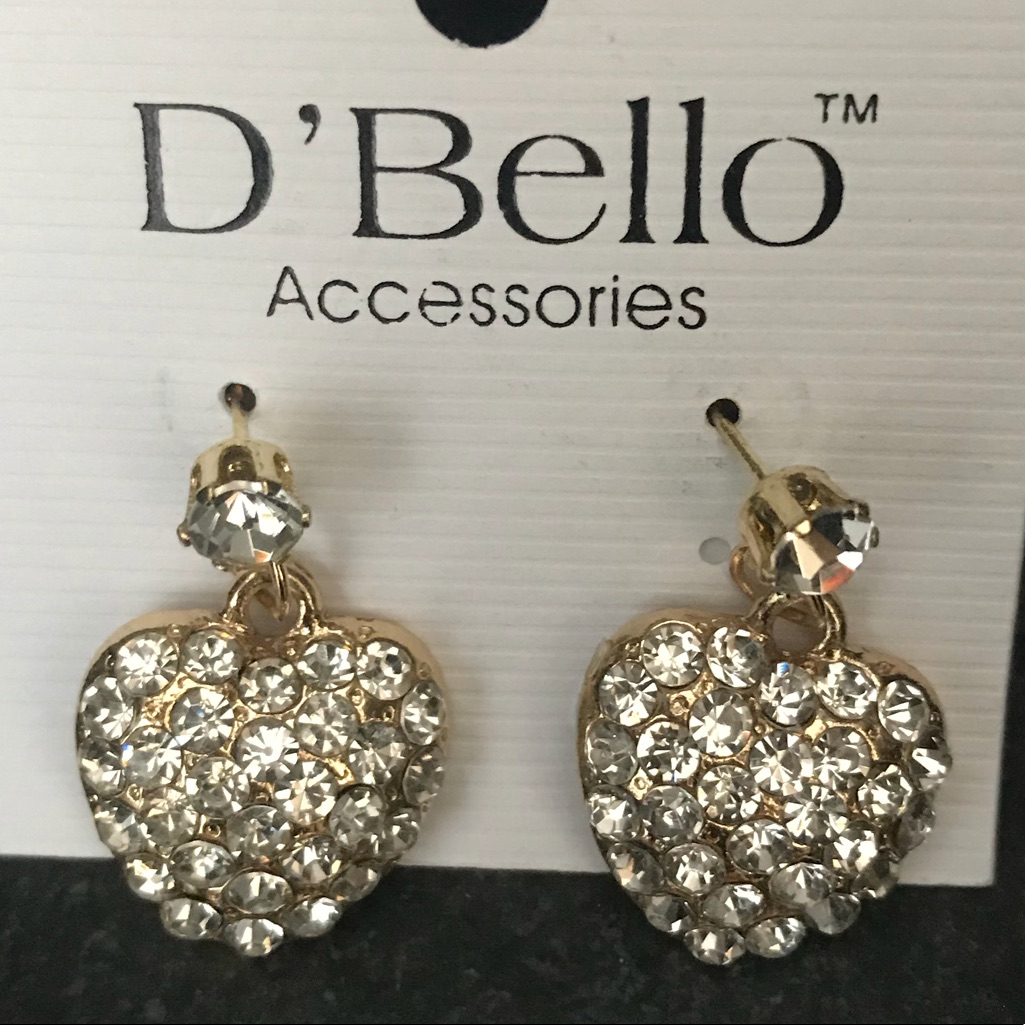 Rhinestone Earrings For Pierced Ears 10$